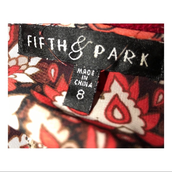 Boho Goblincore Forestcore Paisley Lagenlook Dress - Picture 7 of 8